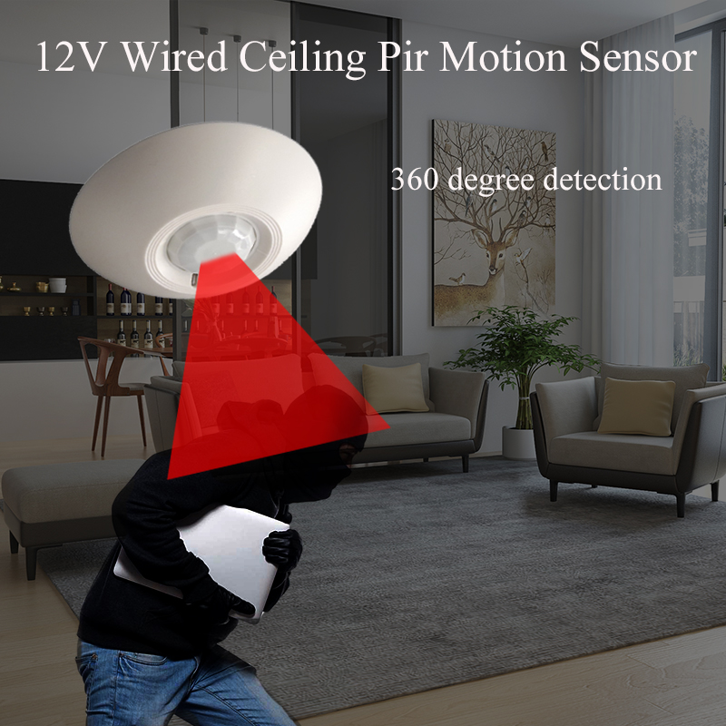 12V Wired PIR Motion Sensor Ce - Motion Sensor Pir Wired recension och pris
