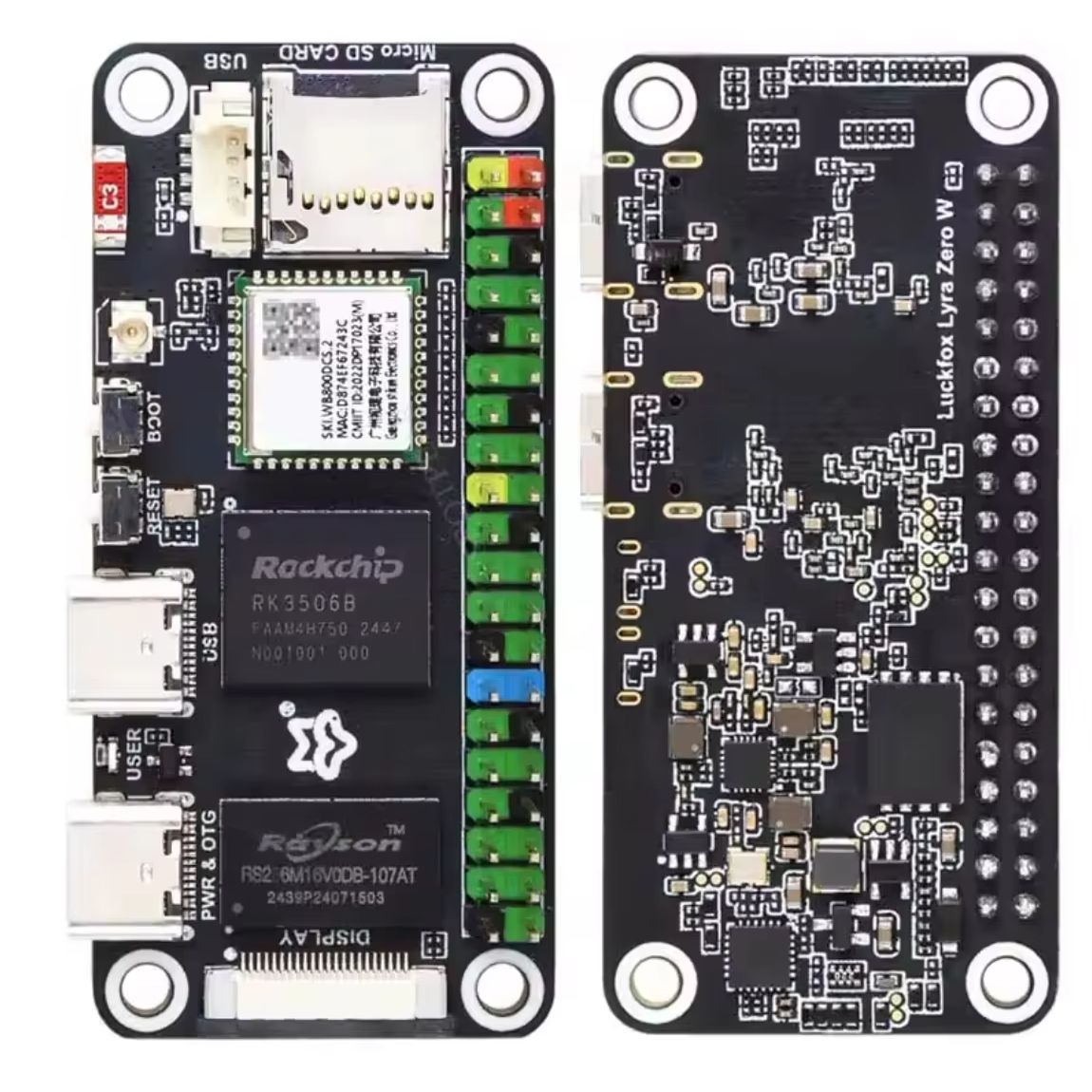 Luckfox Lyra Zero W RK3506B Ro - Pi Zero W Board recension och pris