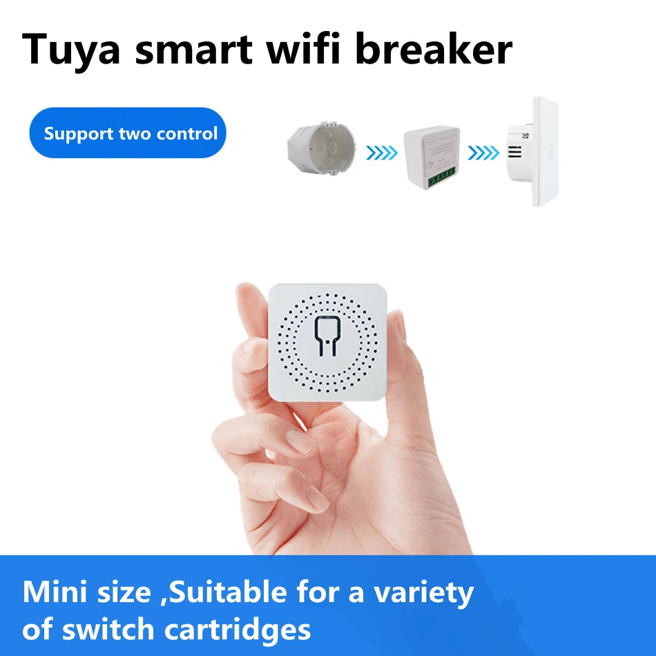 2 Way Control Tuya Mini 16A Wi - Home Automation Technology recension och pris