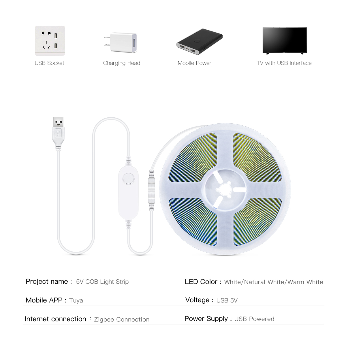 Smart Switch ZigBee COB LED Li - Zigbee Coordinator Stick recension och pris
