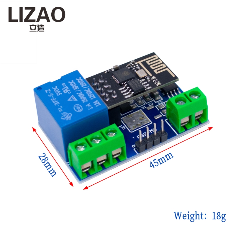 LIZAO ESP8266 5V WiFi IoT Rela - Iot Diy Home Automation recension och pris